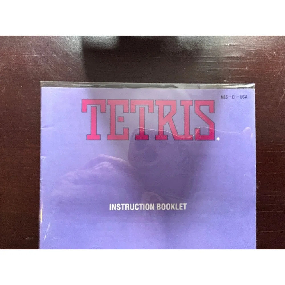 Tetris Nintendo NES Game Cartridge with Manual and Sleeve NES-EI-USA